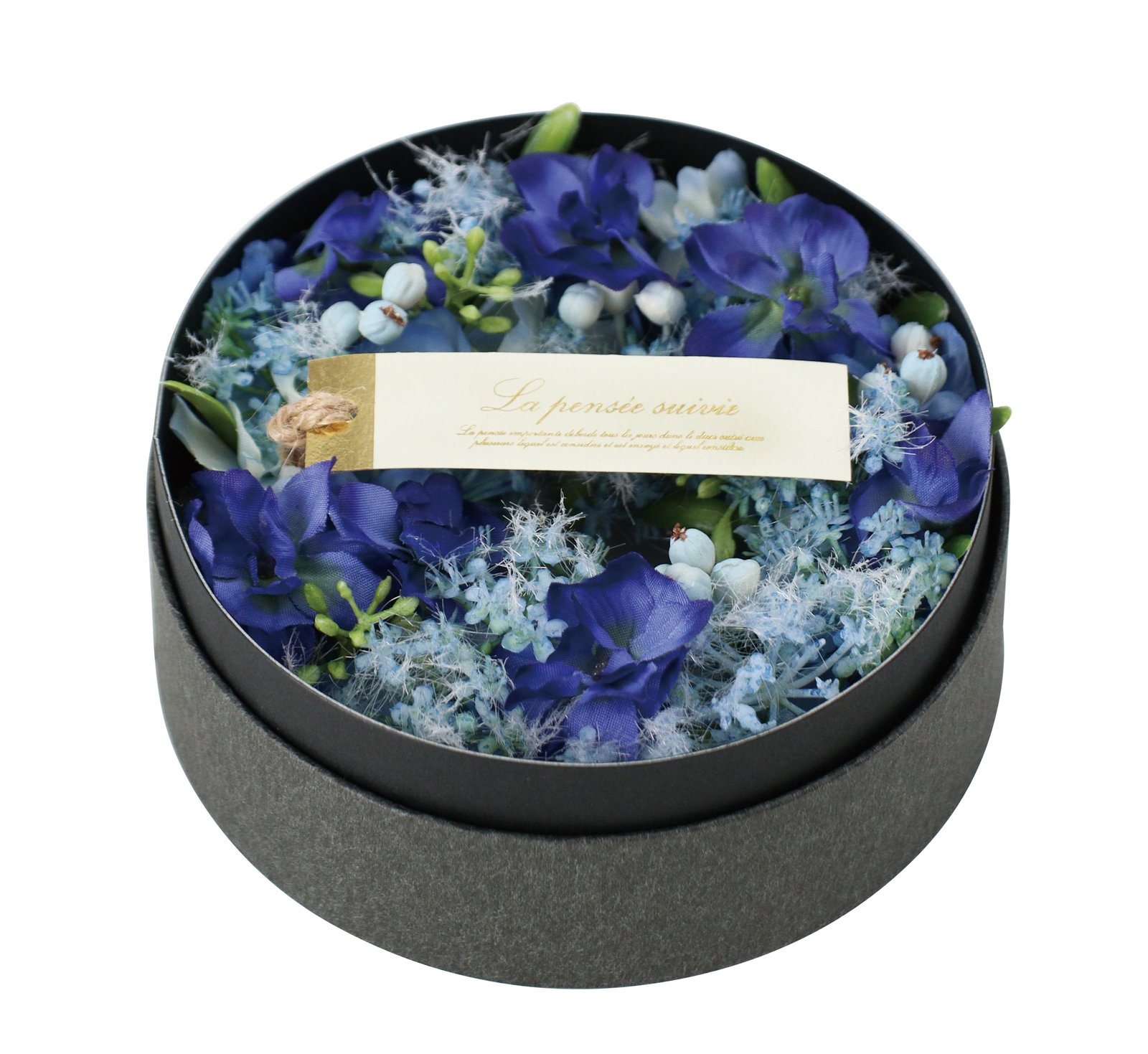 ギフトフラワーリースBOX Color-LAV